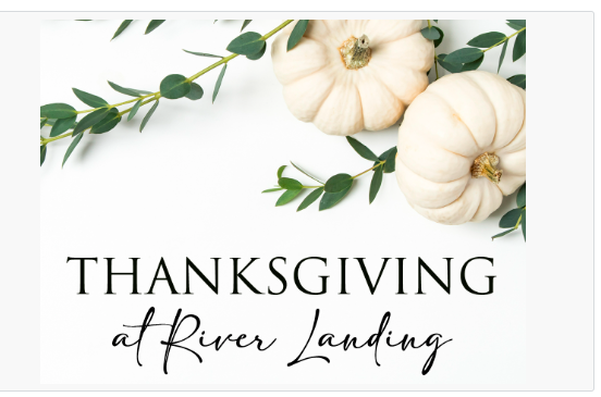 Thanksgiving at River Landing header