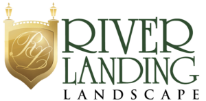 river landing landscape logo