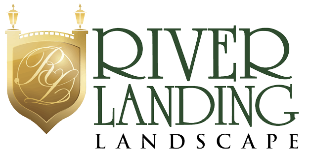 river landing landscape logo