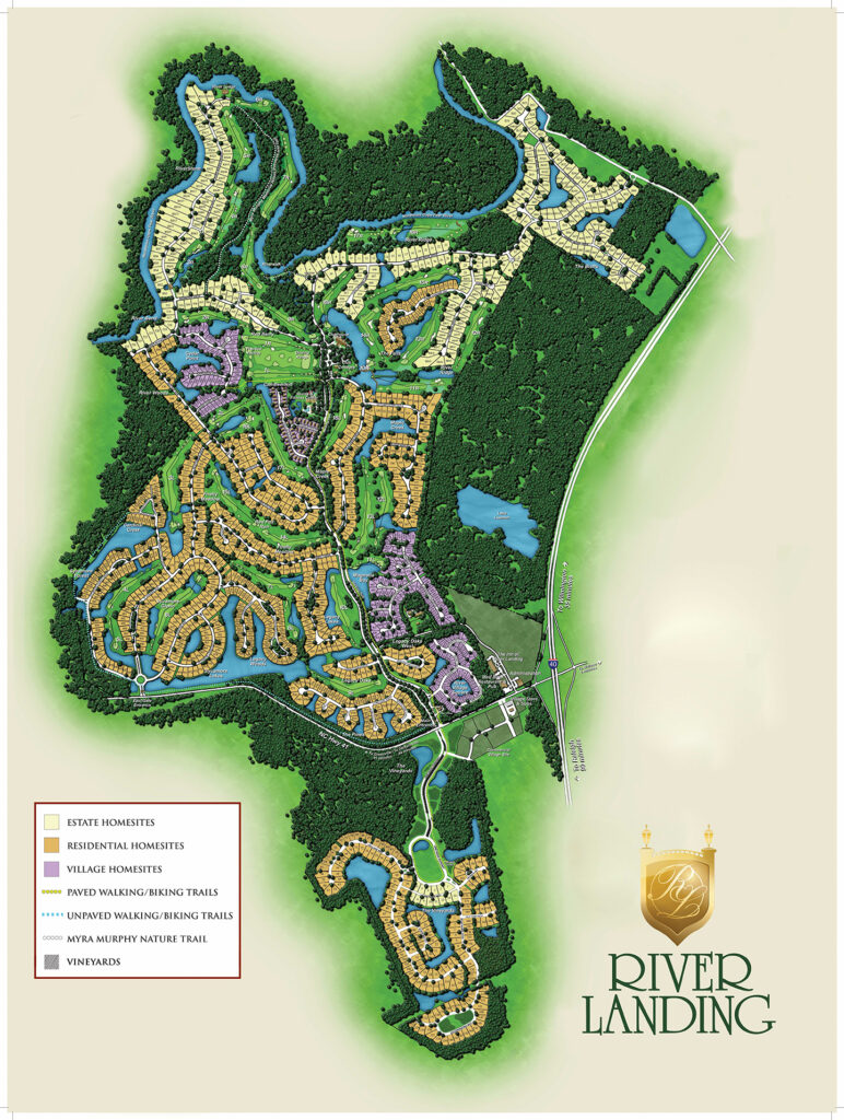 River Landing community map 2023