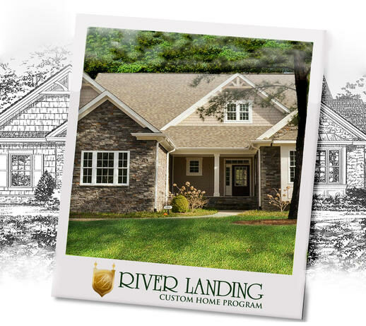 river landing custom home program graphic