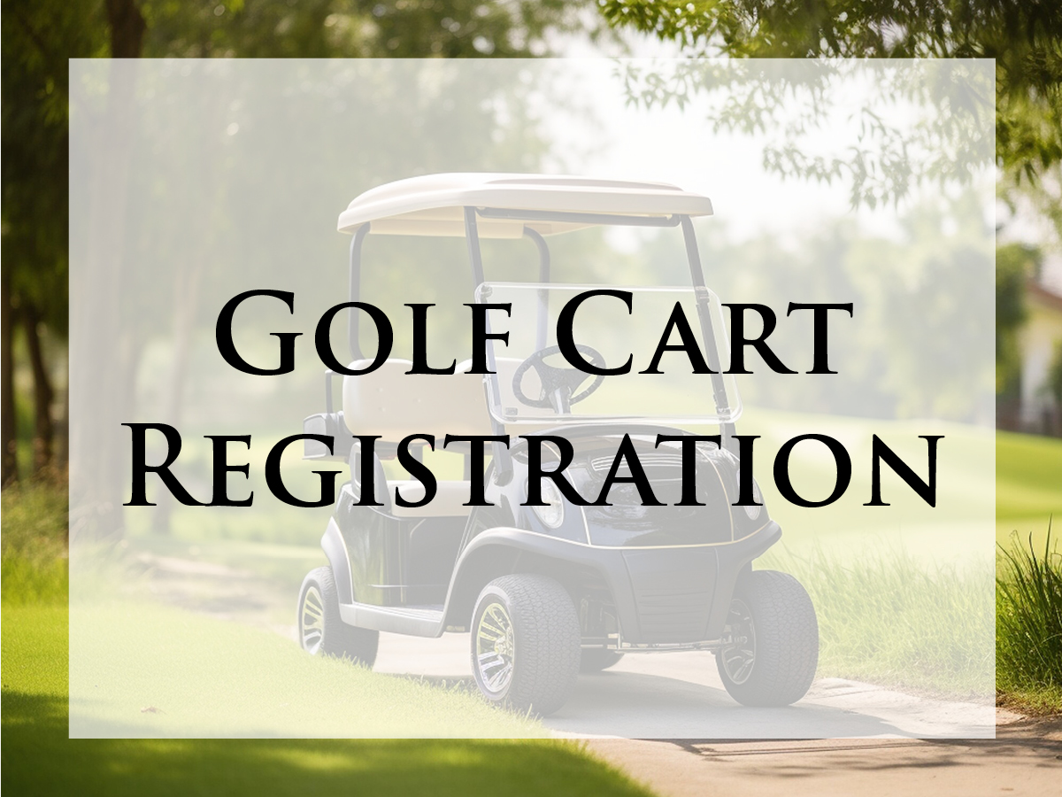 Golf Cart Registration Logo