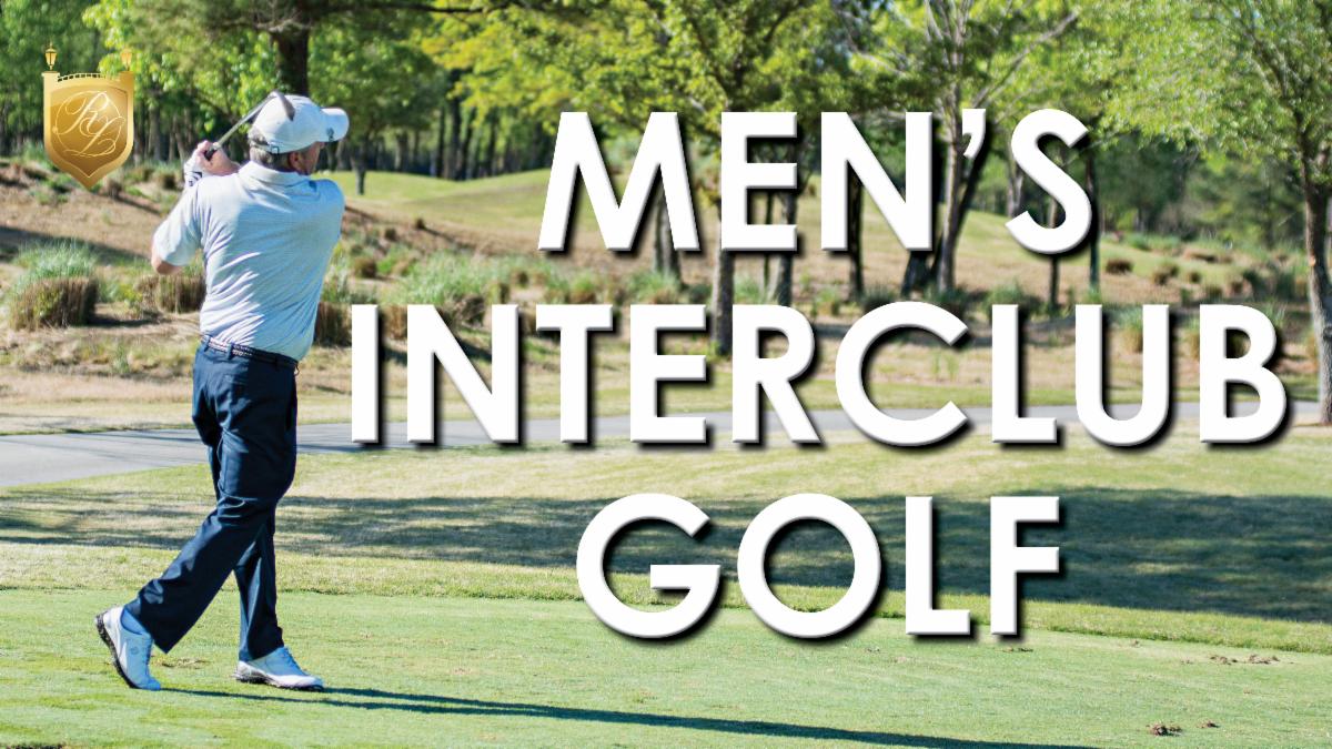 mens interclub golf graphic